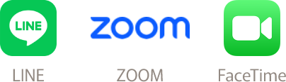 LINE ZOOM FaceTimeのロゴ